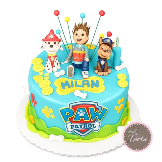 Torta Paw Patrol Maršal, Čejs i Rajder