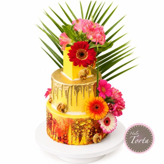 st1099-Tropska svadbena torta Tropska svadbena torta