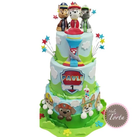 dt1454-Trospratna torta Patrolne sape sa figuricama i slicicama1