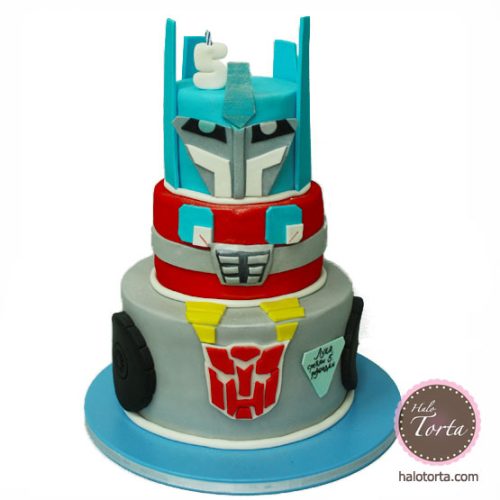 Torta Transformers – trospratna