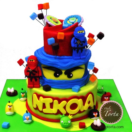 Torta Beyblade, Lego Ninjago i Angry Birds