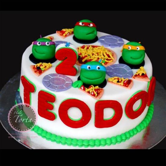 Nindža kornjače torta