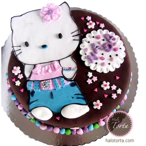 Hello Kitty braon torta