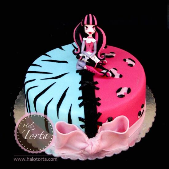 Monster High Drakulaura torta