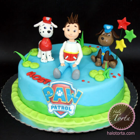 Torta Paw Patrol Marsal Cejs i Rajder