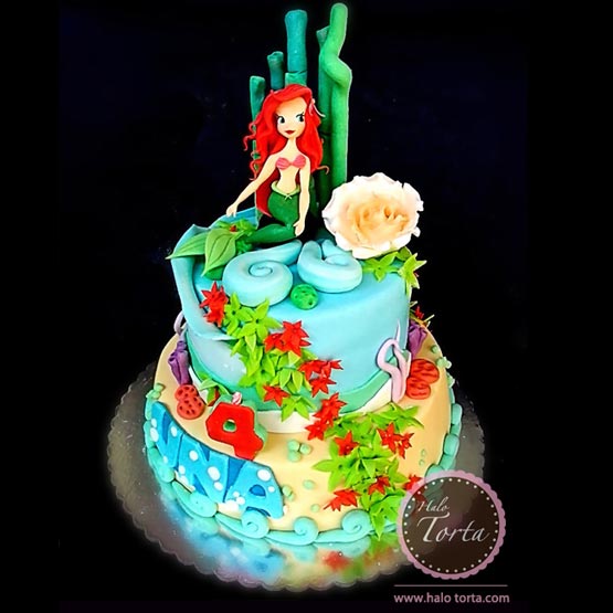 Torta Ariel – Mala sirena