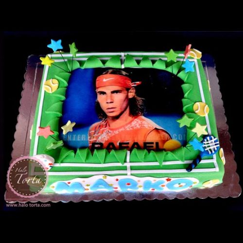 Rafael Nadal slika na torti