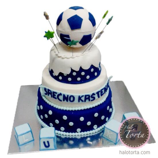 Plava lopta torta