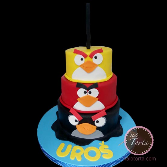 Angry Birds trospratna torta
