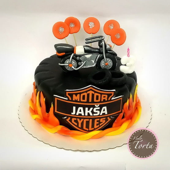 Harley motor torta