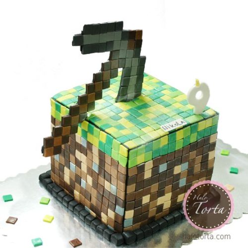 Torta Minecraft sa krampom