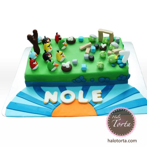 Angry Birds torta za Noleta
