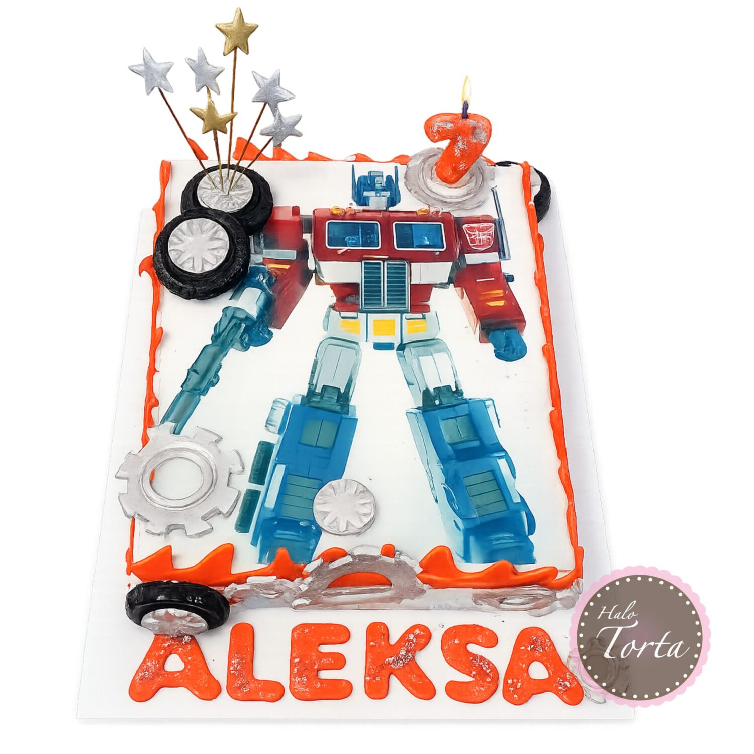 Transformers torta sa slikom