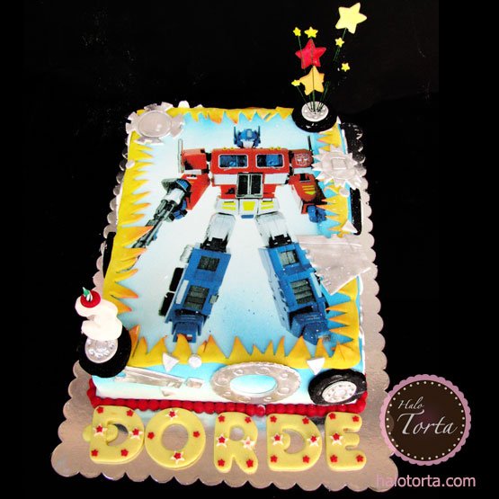 Transformers torta sa slikom