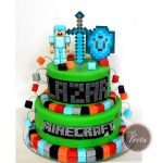 Torta Minecraft spratna (1)