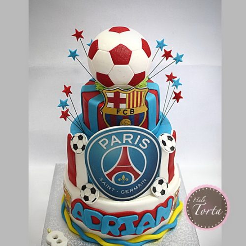 Torta Barselona i PSG sa loptom