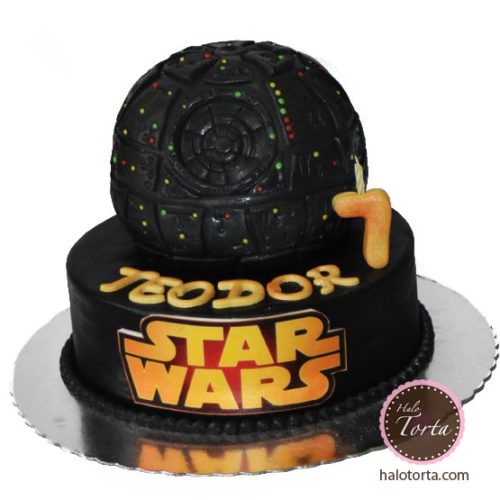Crna torta Star Wars Zvezda smrti