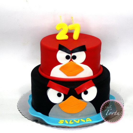Torta Spratna Angry Birds likovi