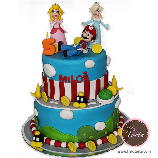 Torta Super Mario sa princezama