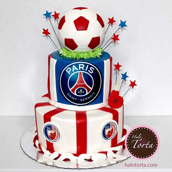 Fudbal torta PSG i Crvena zvezda