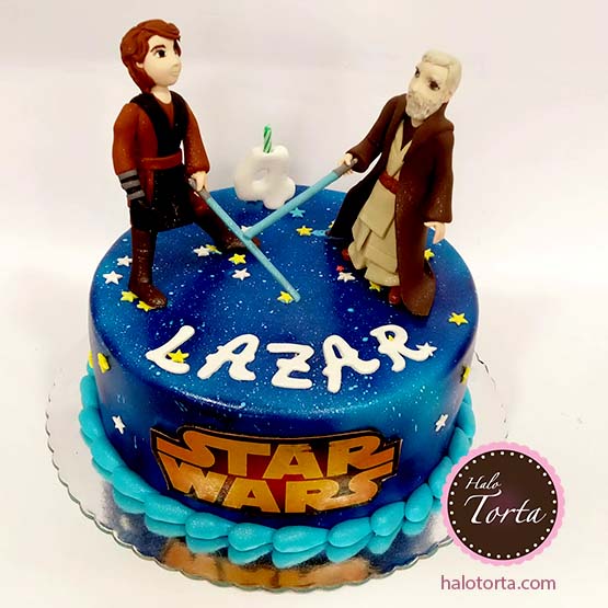 Star Wars torta Anakin i Obi Van