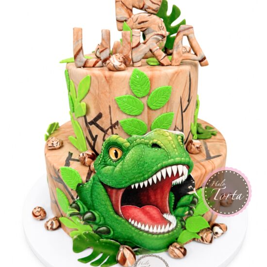Dinosaurus torta sa slikom