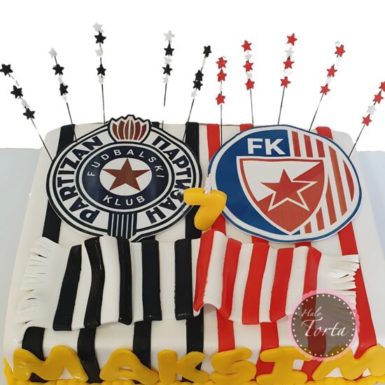 Crvena-Zvezda-i-Partizan-torta