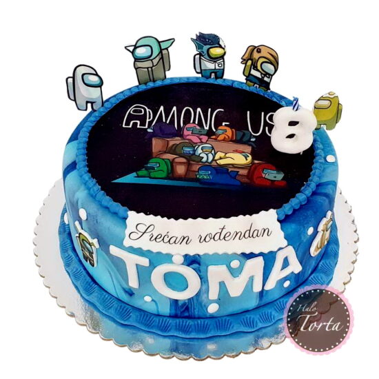 Among Us torta