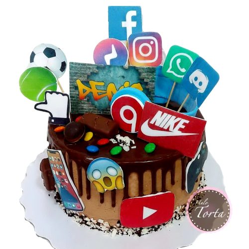Čokoladna torta društvene mreže