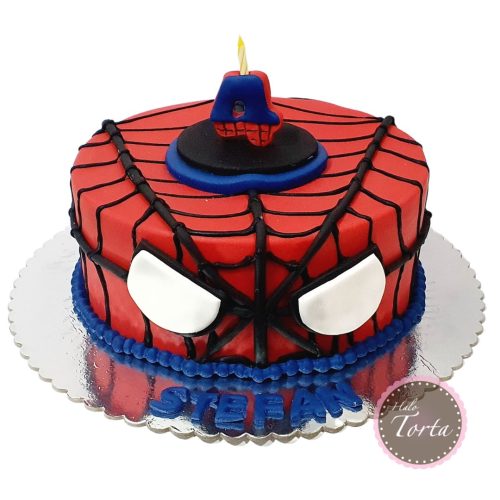 Spiderman okrugla torta