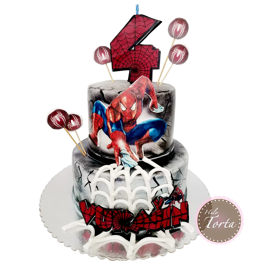 Torta Spajdermen - Spiderman ručno senčena