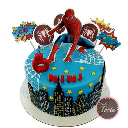 Torta Spiderman slicica
