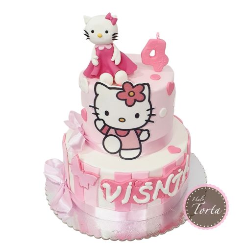 dt2049-Roze torta Hello Kitty