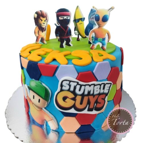 Stumble Guys igrica torta sa sličicama 2