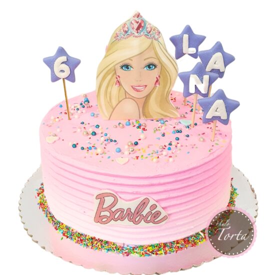 dt2151-Torta Barbie sa slagom