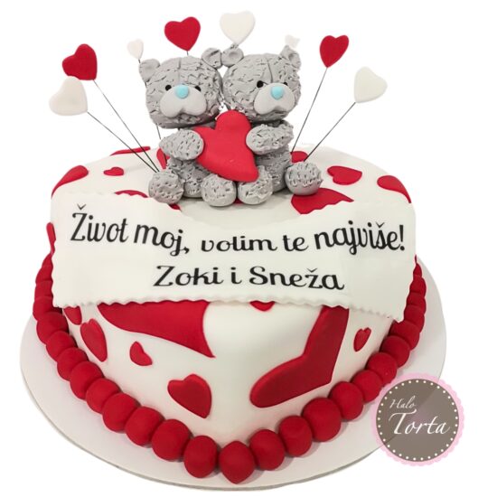 st2106-Torta srce i mede