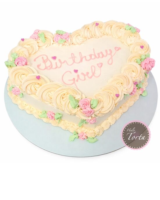 Srce torta za slavljenicu