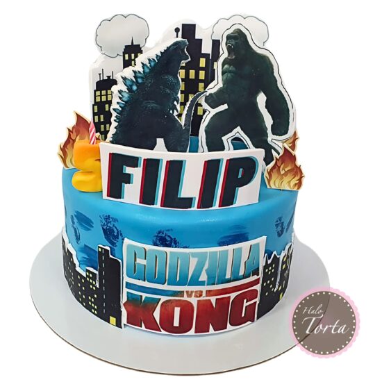 dt2272-Torta Godzila i King Kong
