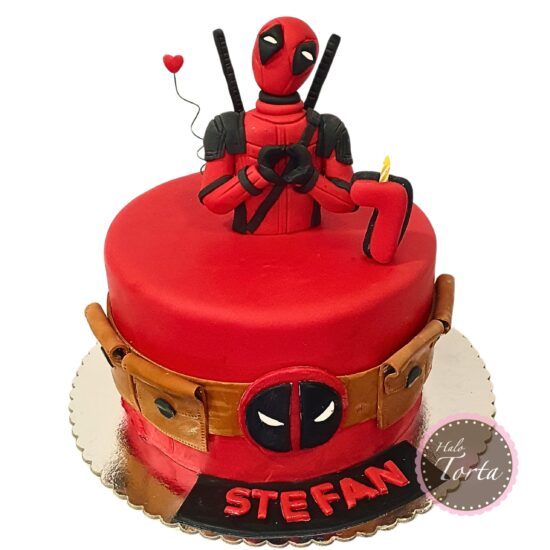 dt1323-Torta Deadpool