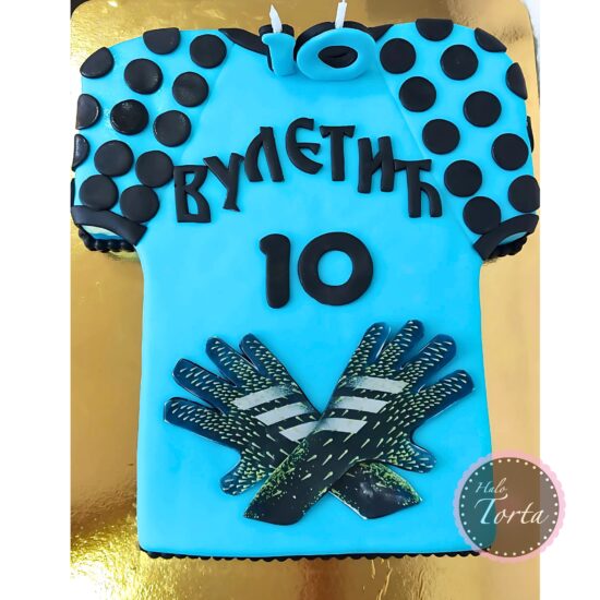 dt2104-Torta golman rukavice i dres