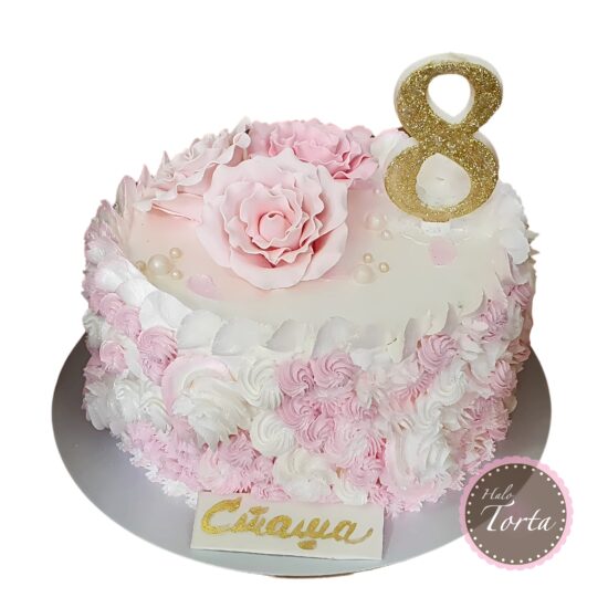 dt2289-Roze šlag torta