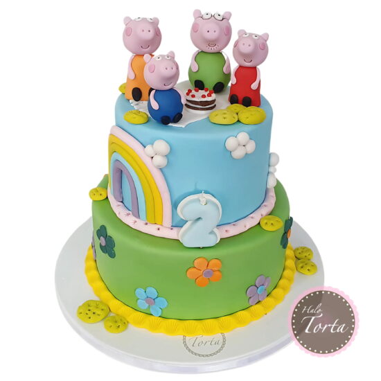 dt2301-Torta Pepa sa porodicom