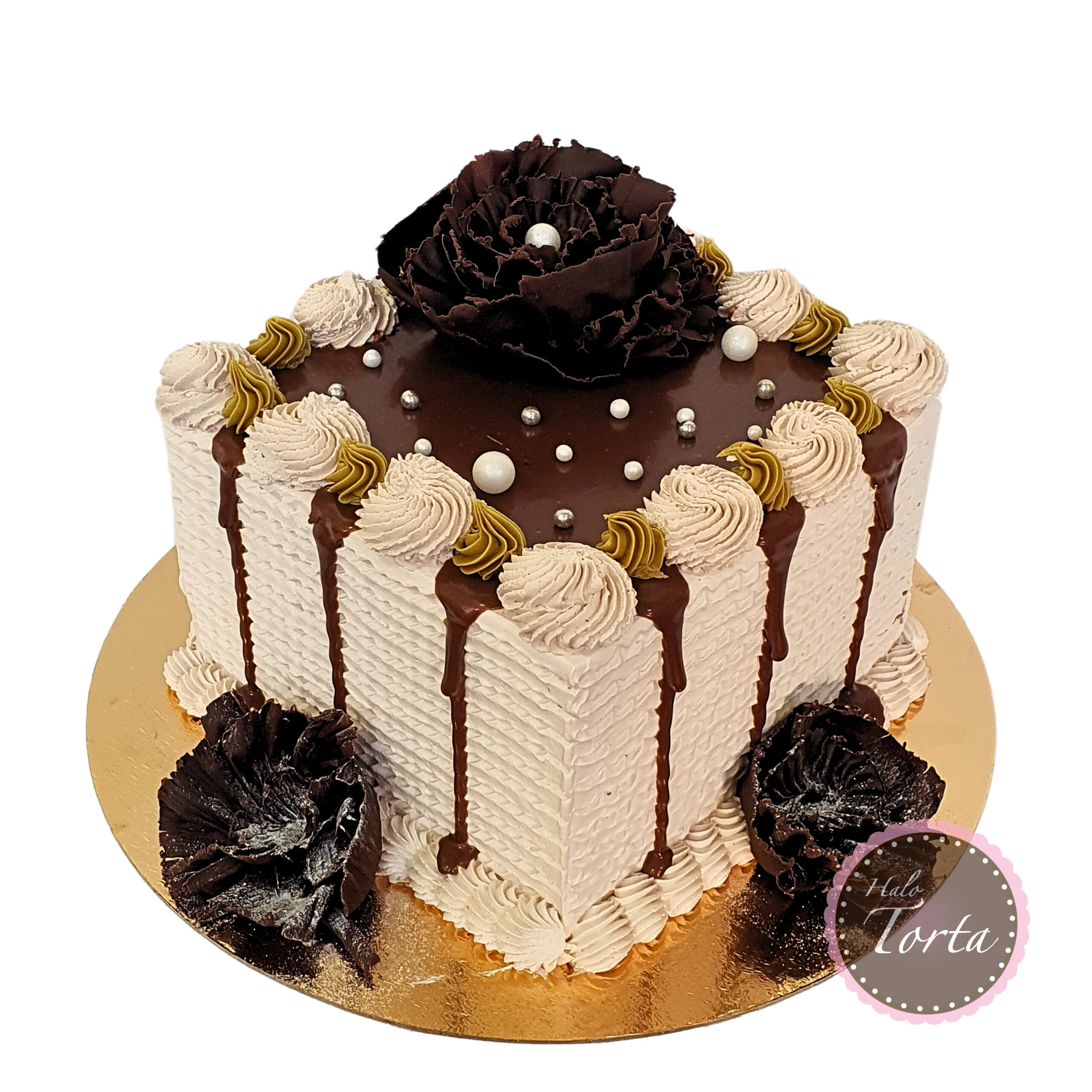 st2286-Torta sa čokoladnim ružama st2286-Torta sa čokoladnim ružama