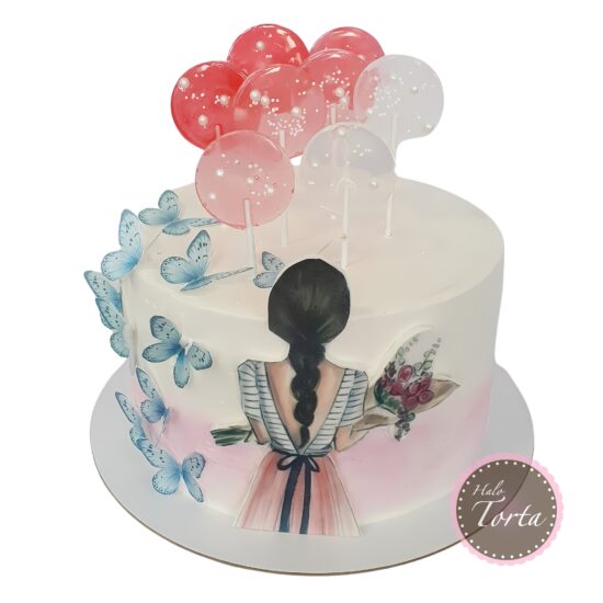 st0757-Devojka sa leptirima