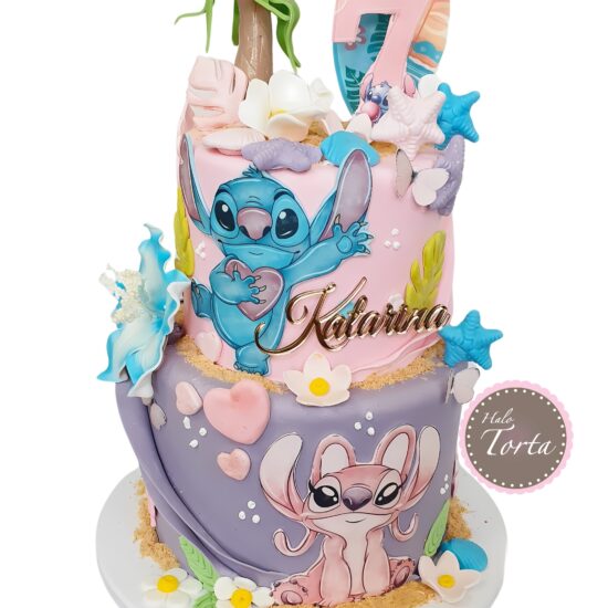 Havajska torta Lilo Stitch & Angel