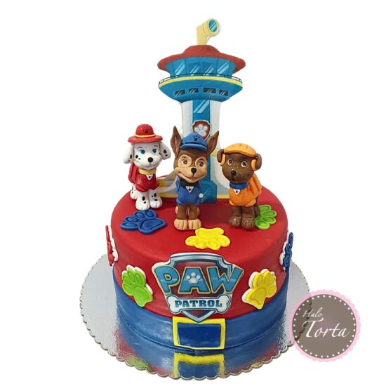 Torta Patrolne šape i osmatrač