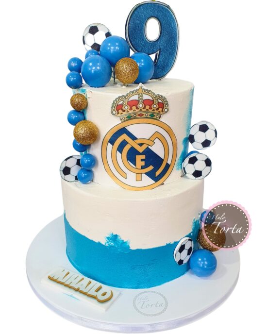 dt2390-Torta Real Madrid – fudbalska