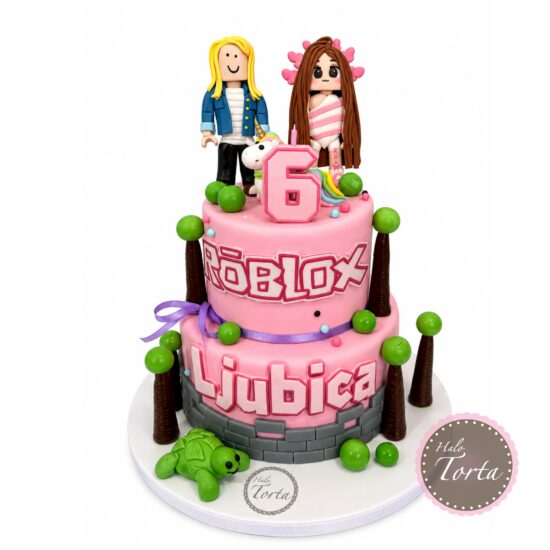 Roblox torta za devojčice