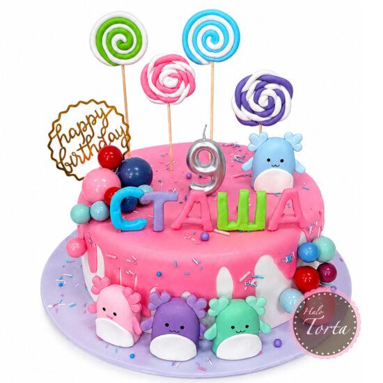 Axolotl Candy torta