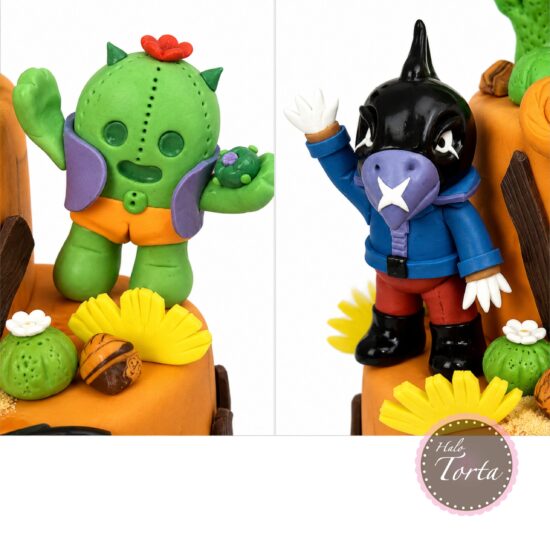 Brawl Stars Wild West torta 1